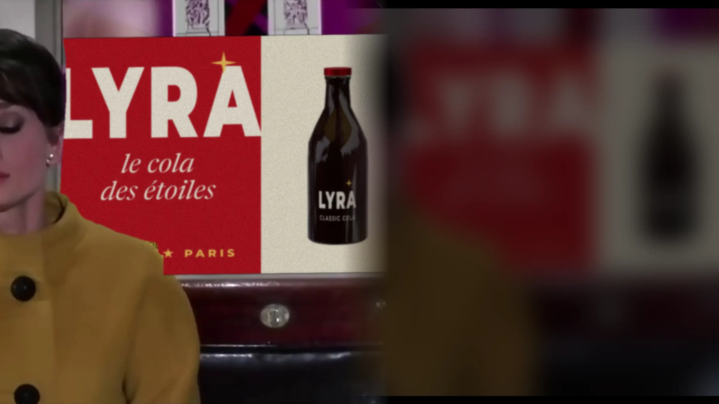 Charade (1963): a metro poster turned into a LYRA ad