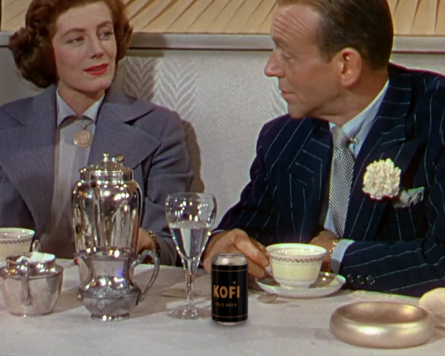 Royal Wedding (1951) restaurant scene with KOFI Cold Brew