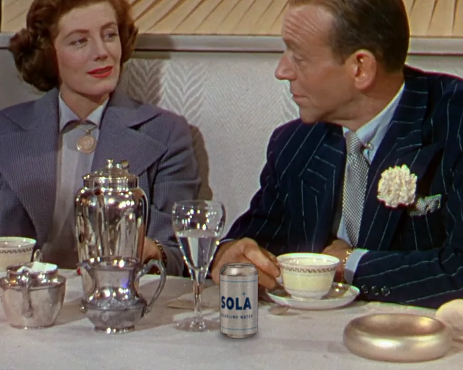 Royal Wedding (1951) restaurant scene with SOLA